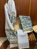 Exclusive Floral Print Cotton Suit With Cotton Dupatta (OCOTCO004)