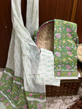 Exclusive Hand Printed Cotton Suit With Cotton Dupatta (OCOTCO008)